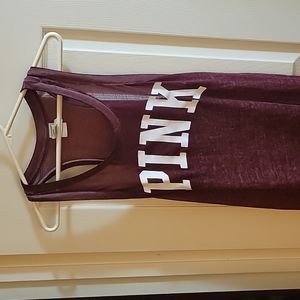 PINK Burgundy tank top size M